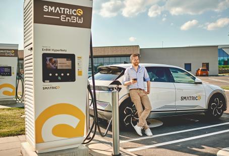 Laden an SMATRICS EnBW Ladestation