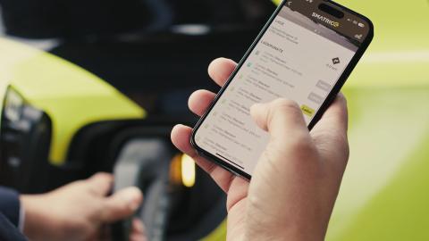 SMATRICS Lade-App für mobile Geräte