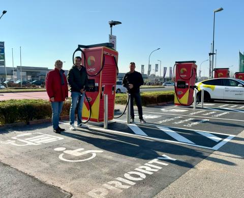 Eröffnung Schnellladepark Bruck an der Leitha 